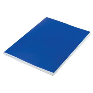 Тетрадь бумвинил, А4, 96 л., скоба, офсет №1, клетка, Eler Plast, СИНИЙ, 9622065